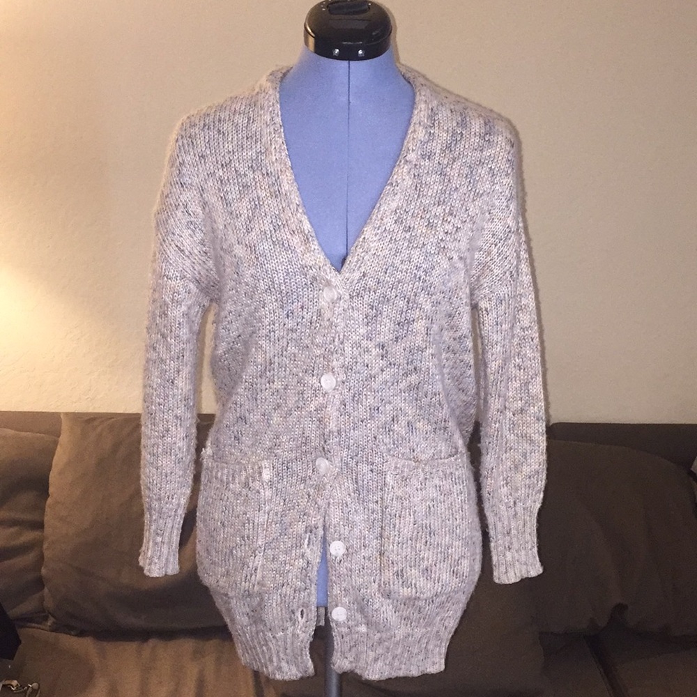 Mid Length Cardigan Sweater